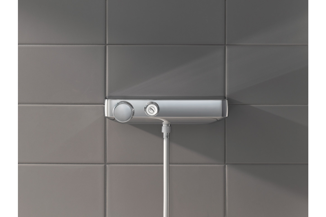 Термостат для душа GROHE Grohtherm SmartControl с душевым гарнитуром, хром (34721000)