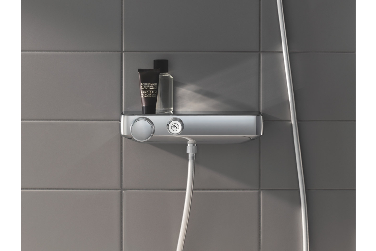 Термостат для душа GROHE Grohtherm SmartControl с душевым гарнитуром, хром (34721000)