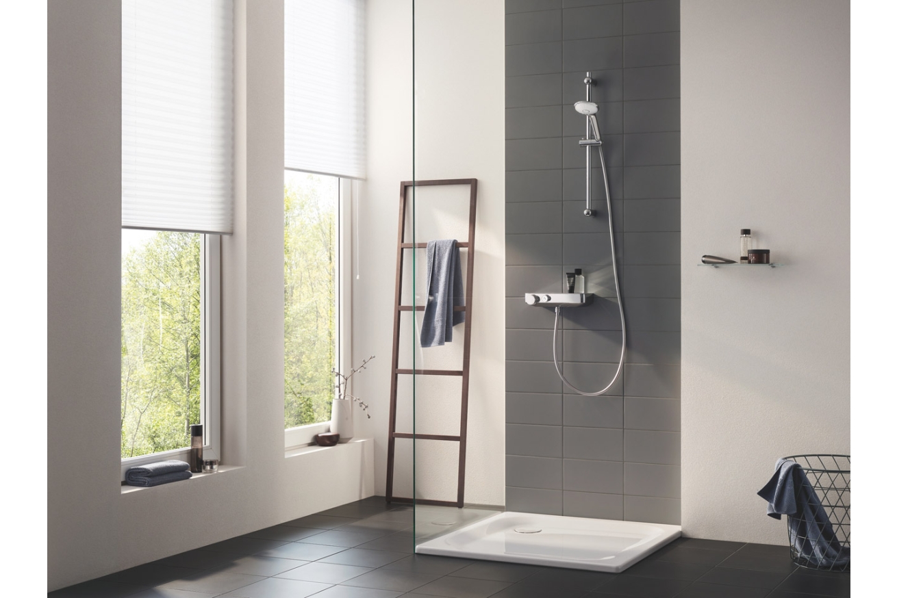 Термостат для душа GROHE Grohtherm SmartControl с душевым гарнитуром, хром (34721000)