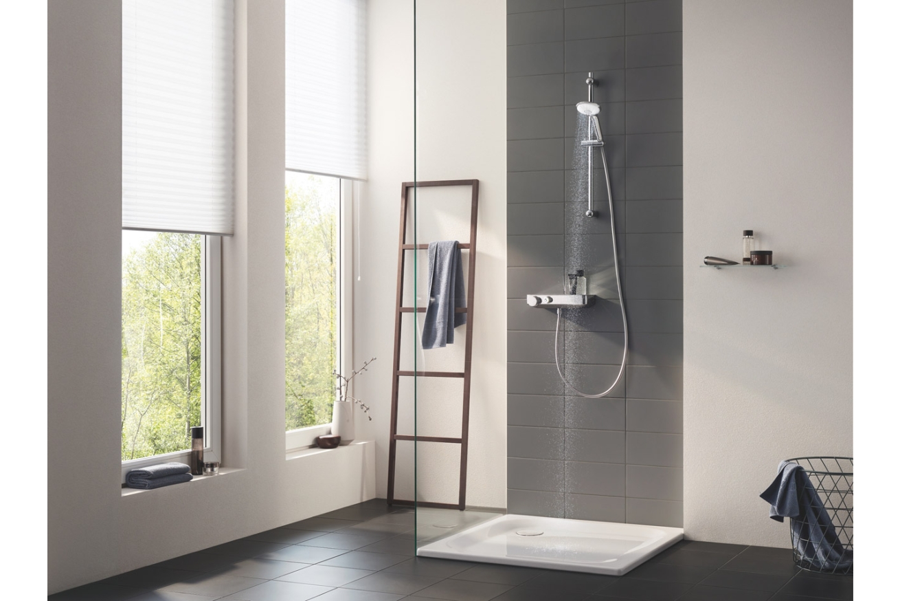 Термостат для душа GROHE Grohtherm SmartControl с душевым гарнитуром, хром (34721000)