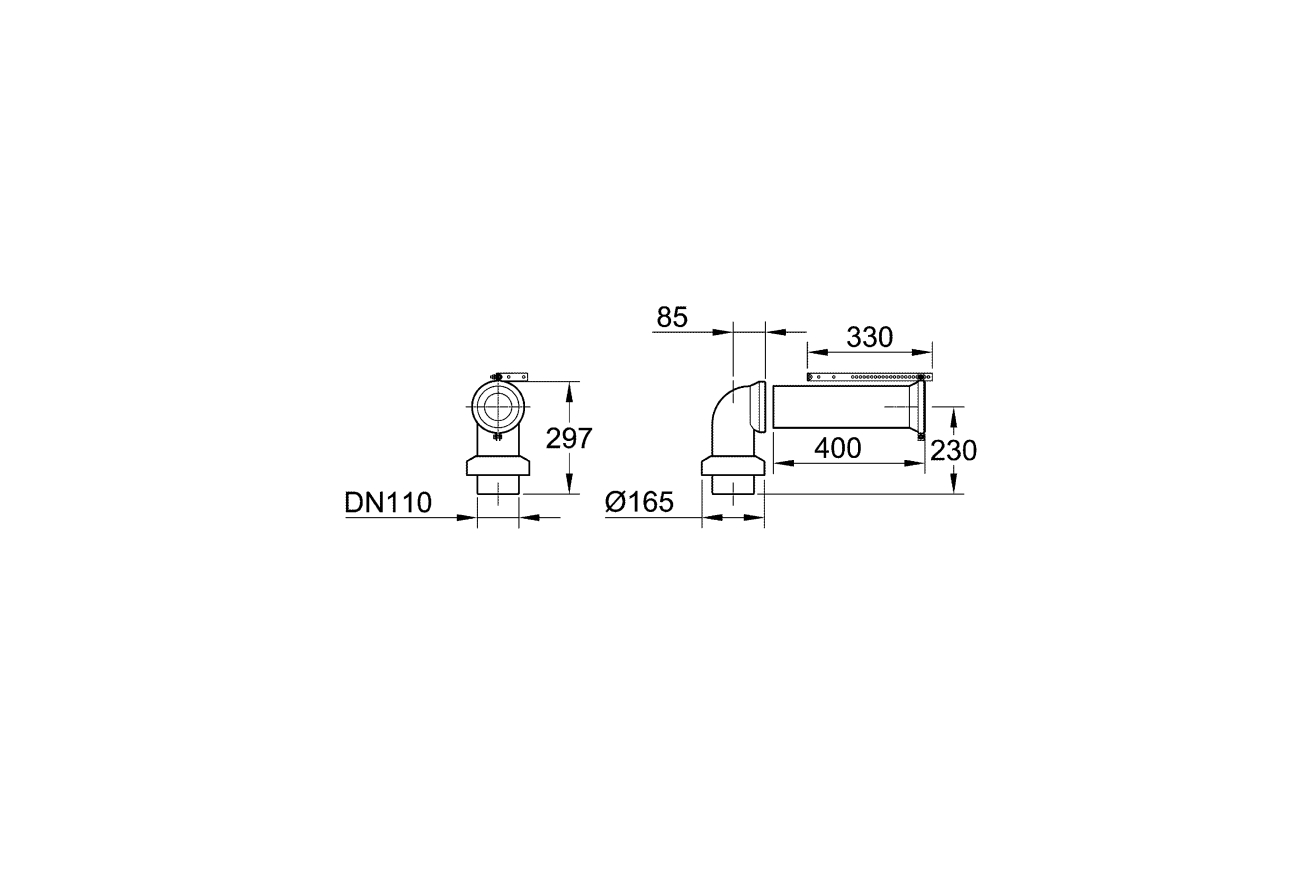 Выпуск для унитаза GROHE (39454000)