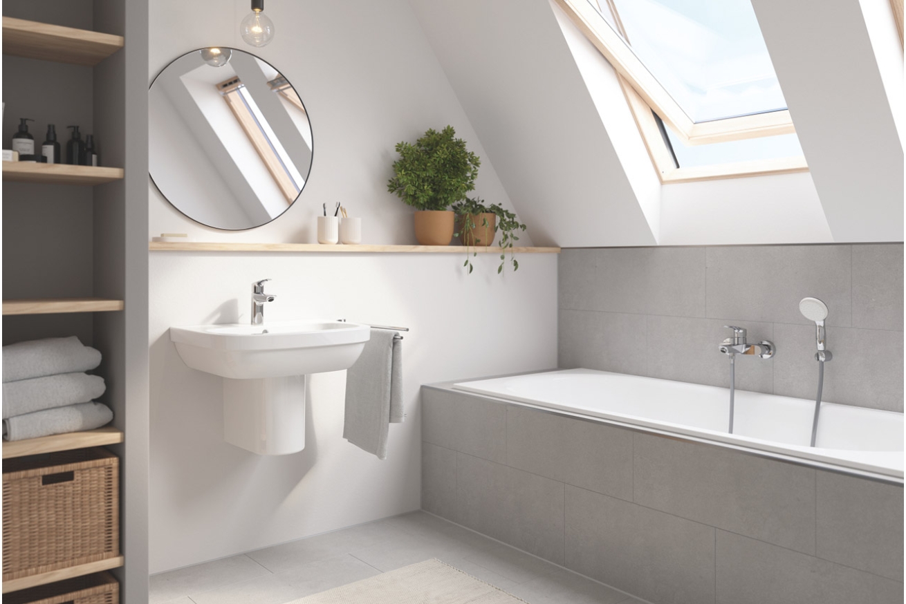 Ванна GROHE Essence, 180 x 80 х 45, альпин-белый (39617000)