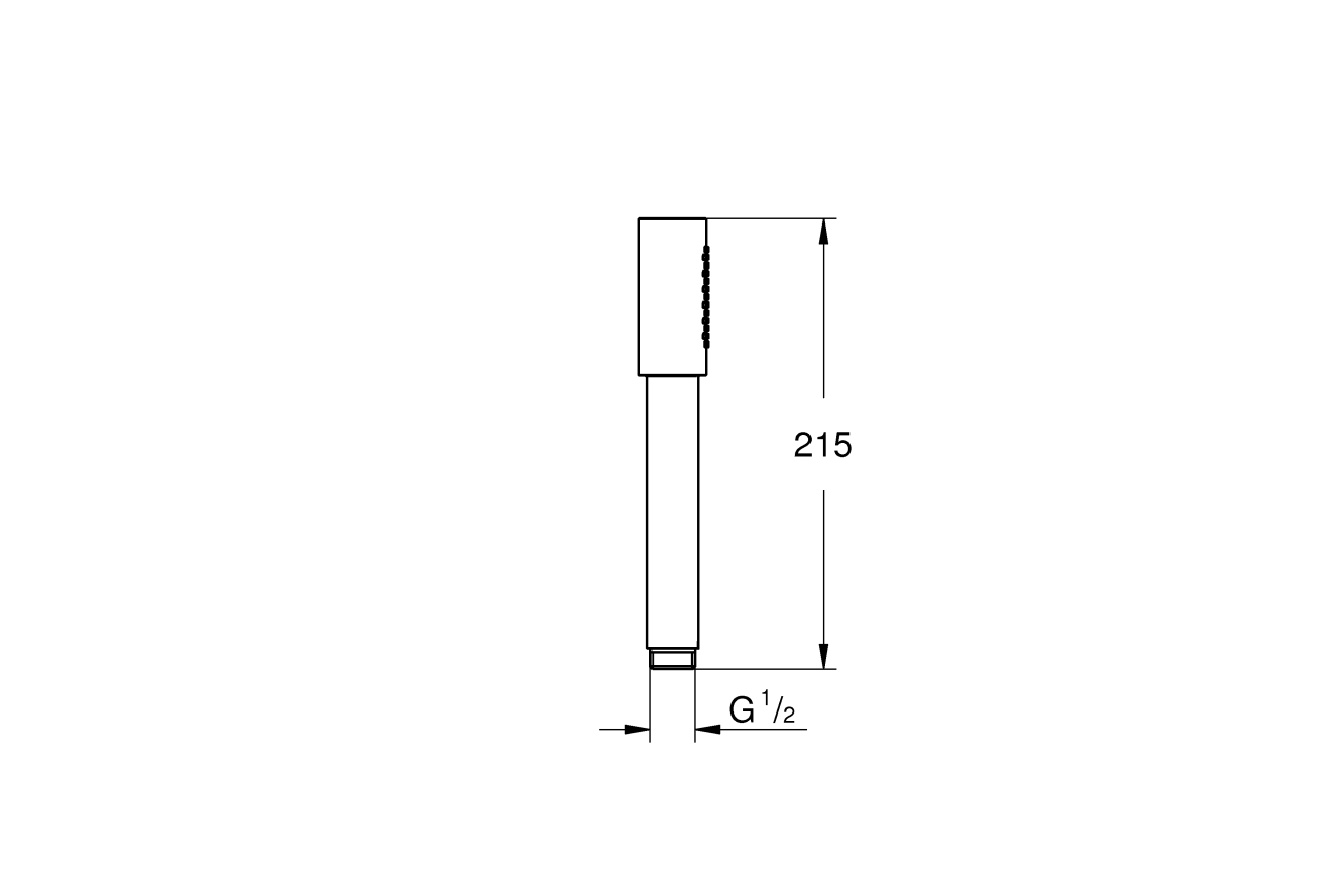 Ручной душ GROHE Sena Stick, 1 режим, хром (28341000)