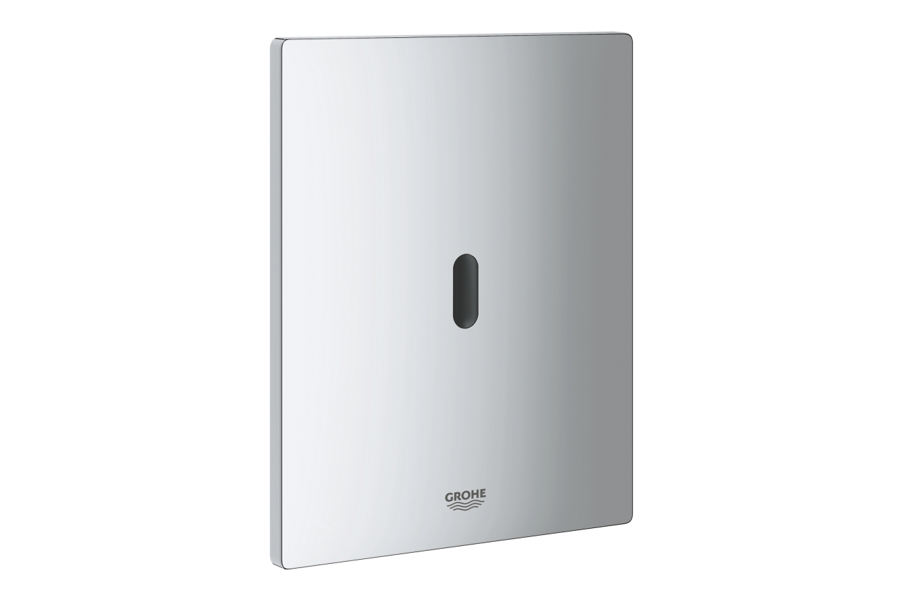 Панель смыва для унитаза GROHE Tectron Bau E инфракрасная, питание от сети 230V, хром (39881000)