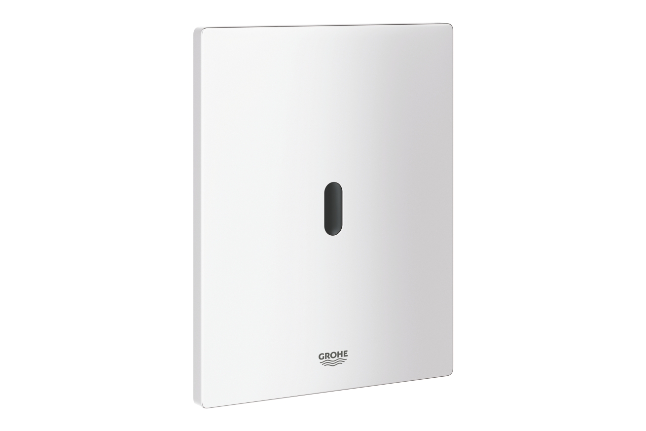Панель смыва для унитаза GROHE Tectron Bau E инфракрасная, питание от сети 230V, альпин-белый (39881SH0)