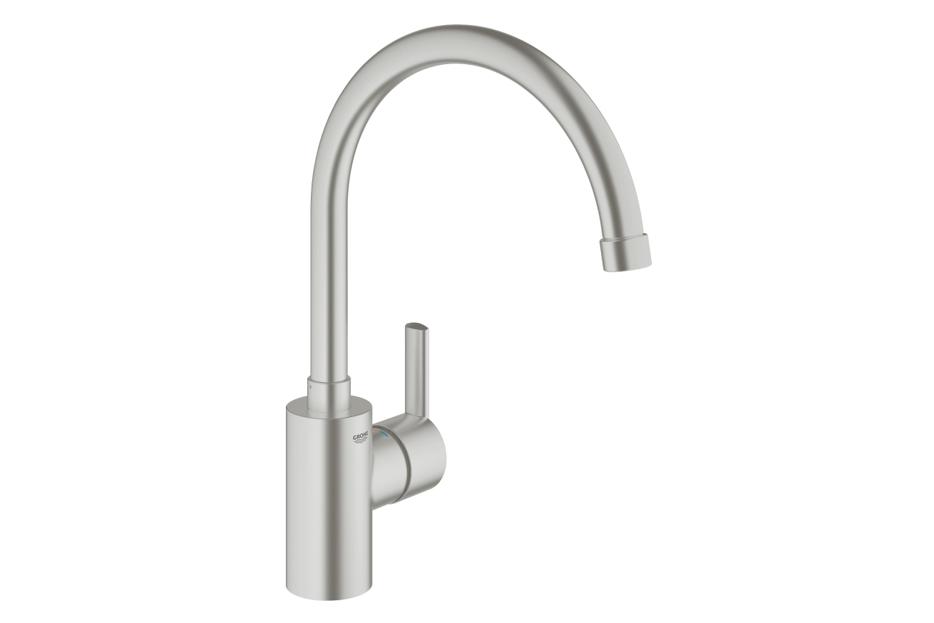 Смеситель для кухни GROHE Feel с высоким изливом, суперсталь (32670DC0)