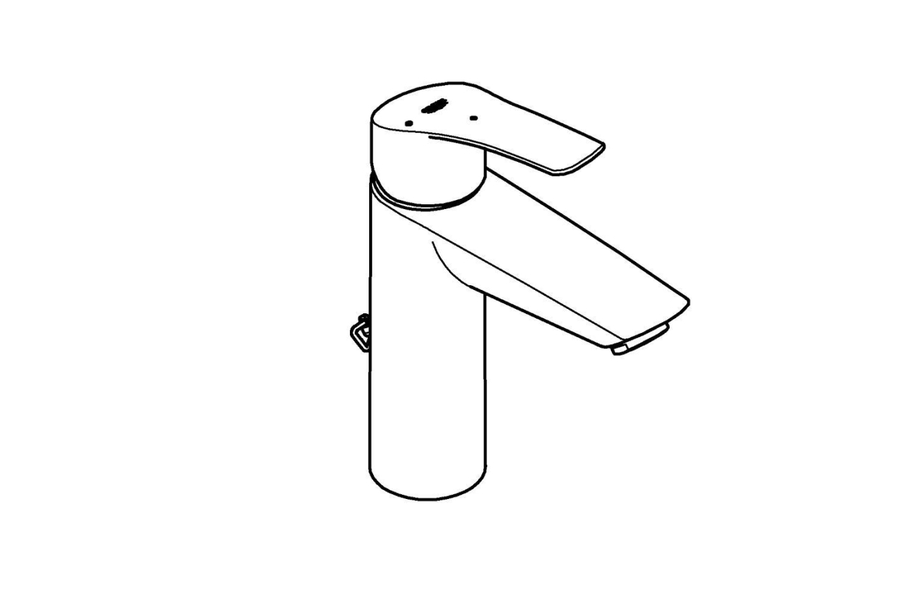 Смеситель для раковины GROHE Eurosmart, M-size, хром (2339430E)