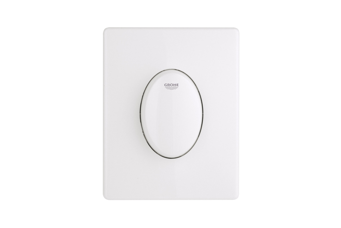 Панель смыва для унитаза GROHE Skate Air, 1 режим, альпин-белый (38564SH0)