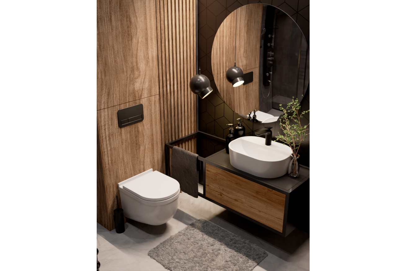 Комплект инсталляции GROHE 38772SH0 с унитазом AQUAme AQM2006 и сиденьем с микролифтом (NW0180)