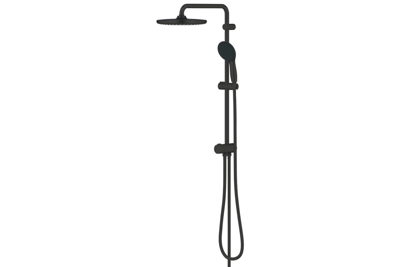 Душевая система GROHE Tempesta System 250 Flex с переключателем потоков, черный (269802431)