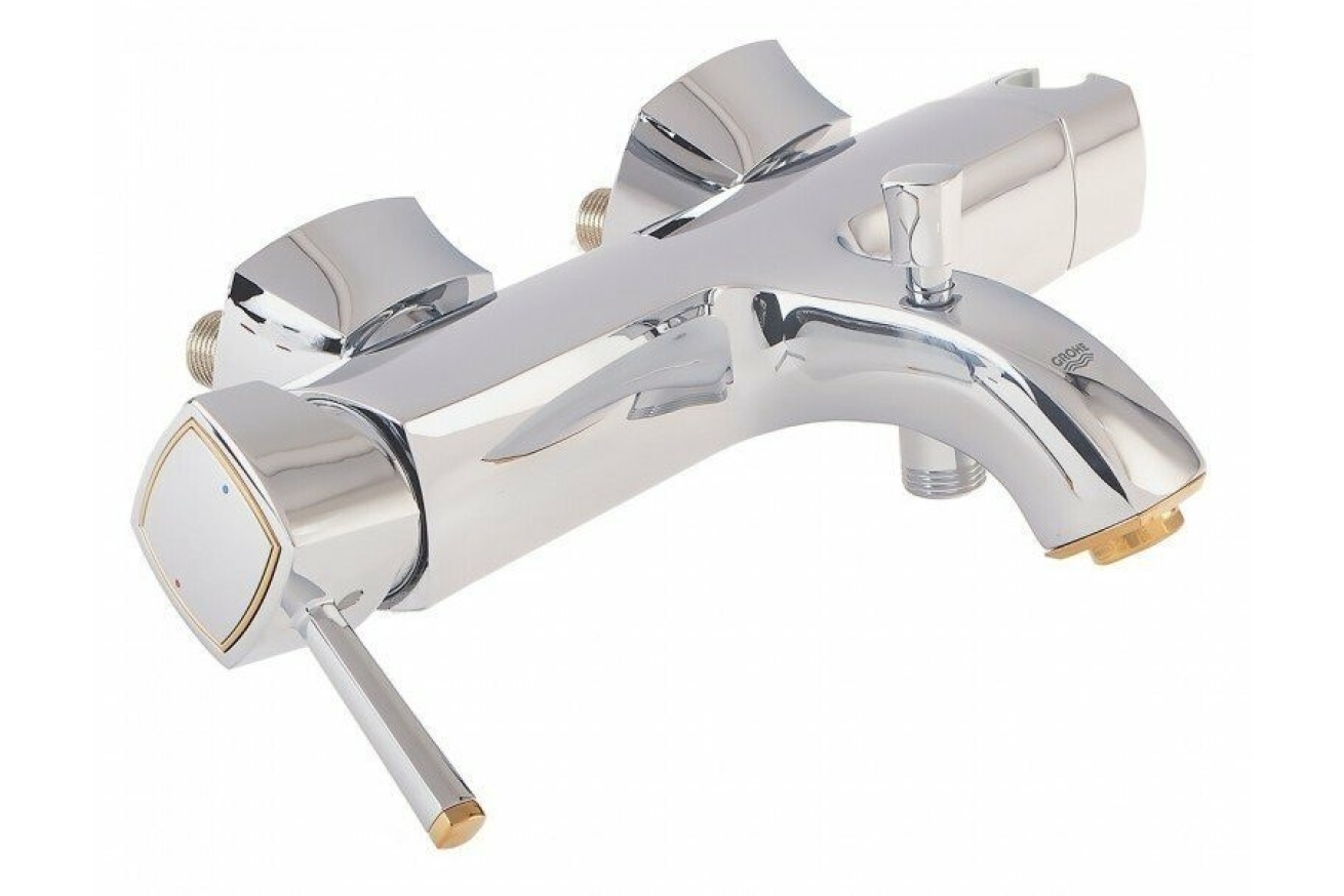 Смеситель для ванны GROHE Grandera, хром/золото (23317IG0)