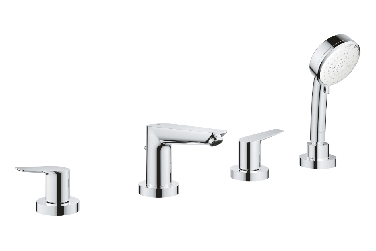 Смеситель для ванны GROHE BauEdge, хром (2512010A)