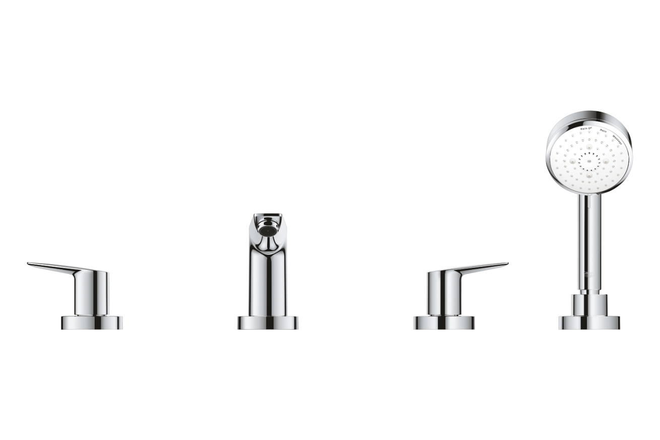 Смеситель для ванны GROHE BauEdge, хром (2512010A)