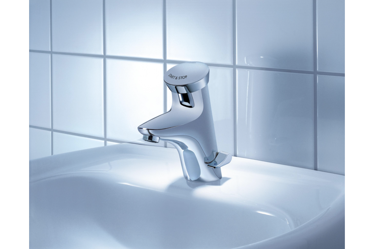 Смеситель для раковины GROHE Eurodisc SE автоматический, хром (36233000)