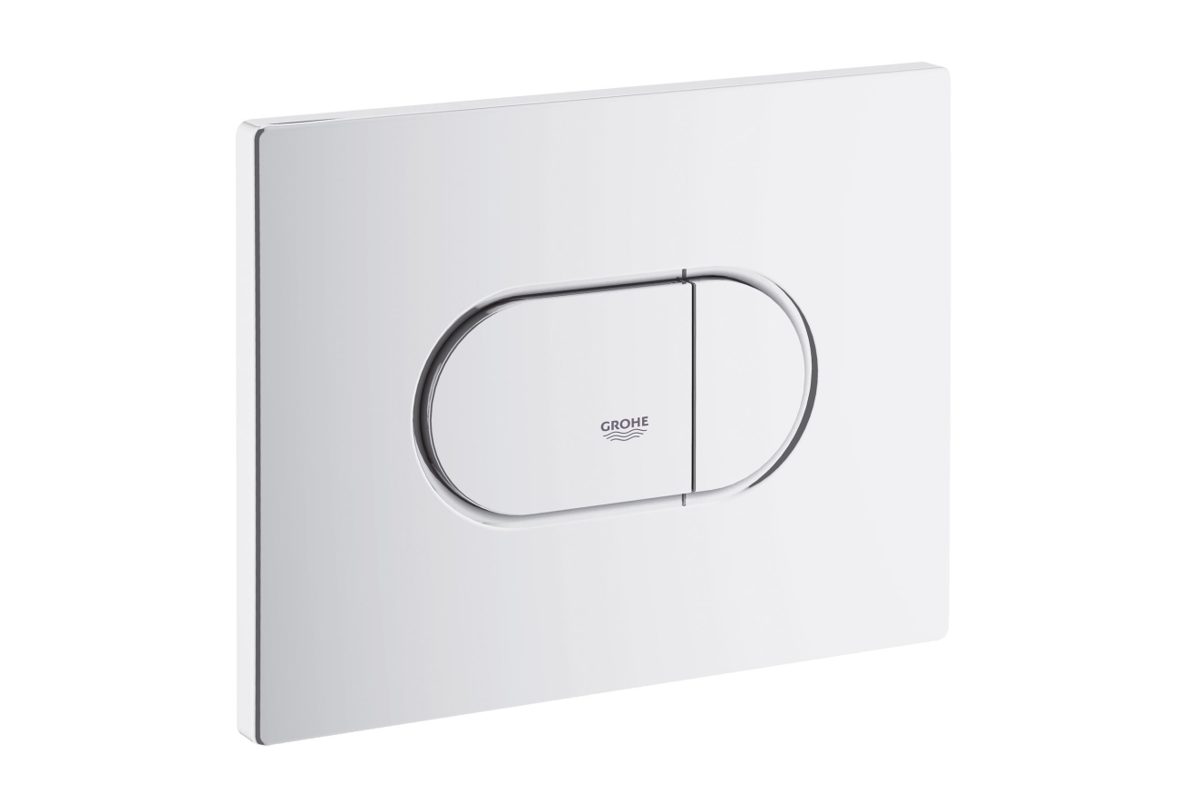 Панель смыва для унитаза GROHE Arena Cosmopolitan, 3 режима, альпин-белый (38858SH0)