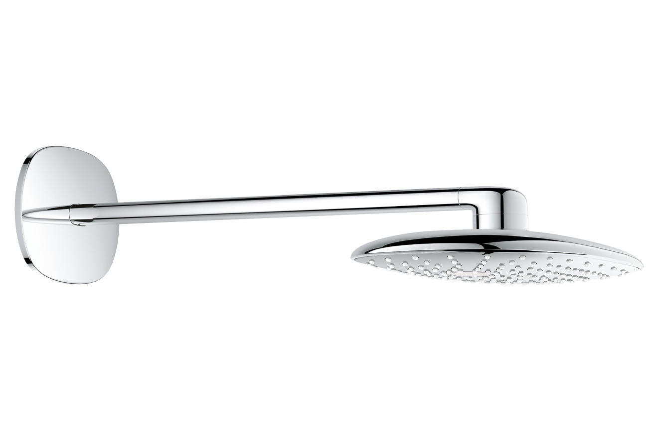 Верхний душ GROHE Rainshower 360 MONO с душевым кронштейном, 1 режим, 450 мм, хром (26450000)