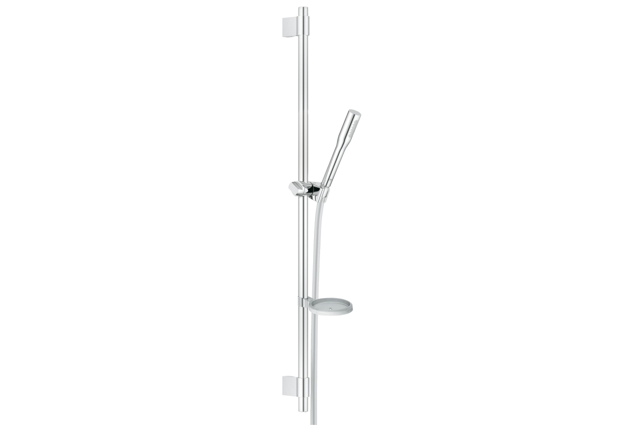 Душевой гарнитур GROHE Euphoria Cosmopolitan Stick с мыльницей, 1 режим струи, душевая штанга 900 мм, 9,5 л/мин, хром (27368000)