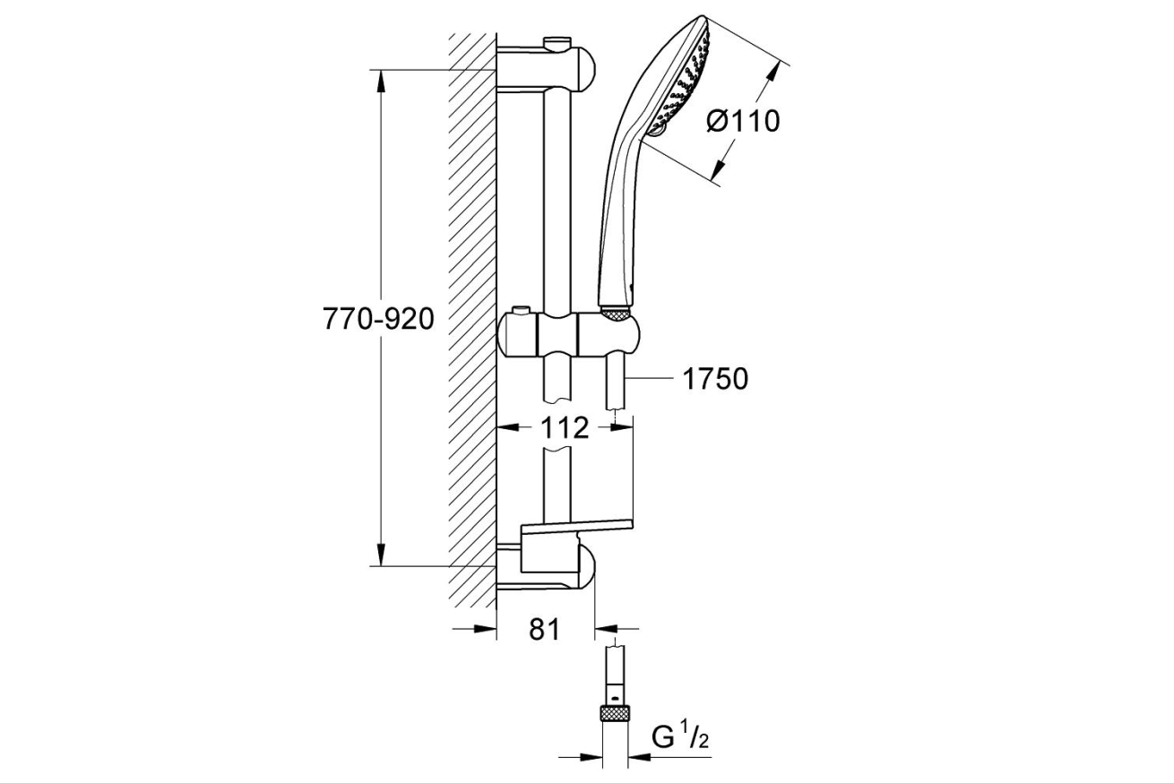 Готовый комплект для ванной комнаты GROHE BauClassic (NB0024)