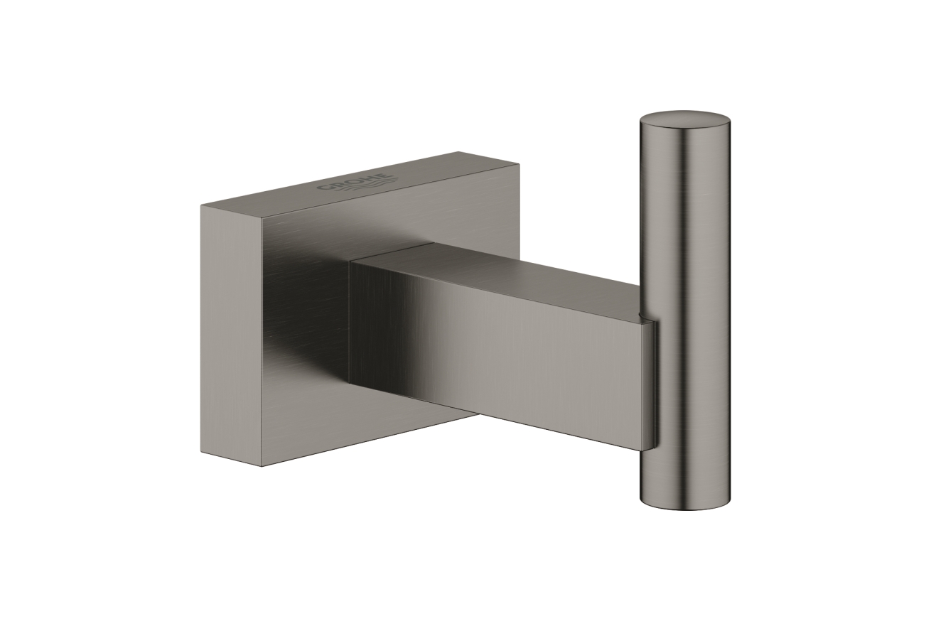 Крючок для банного халата GROHE Essentials Cube, темный графит матовый (40511AL1)