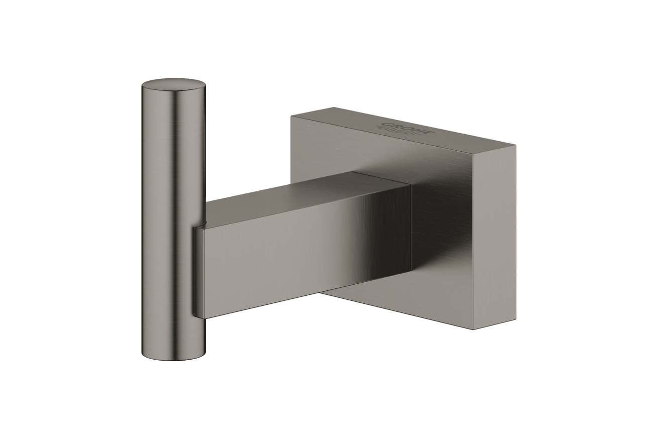 Крючок для банного халата GROHE Essentials Cube, темный графит матовый (40511AL1)
