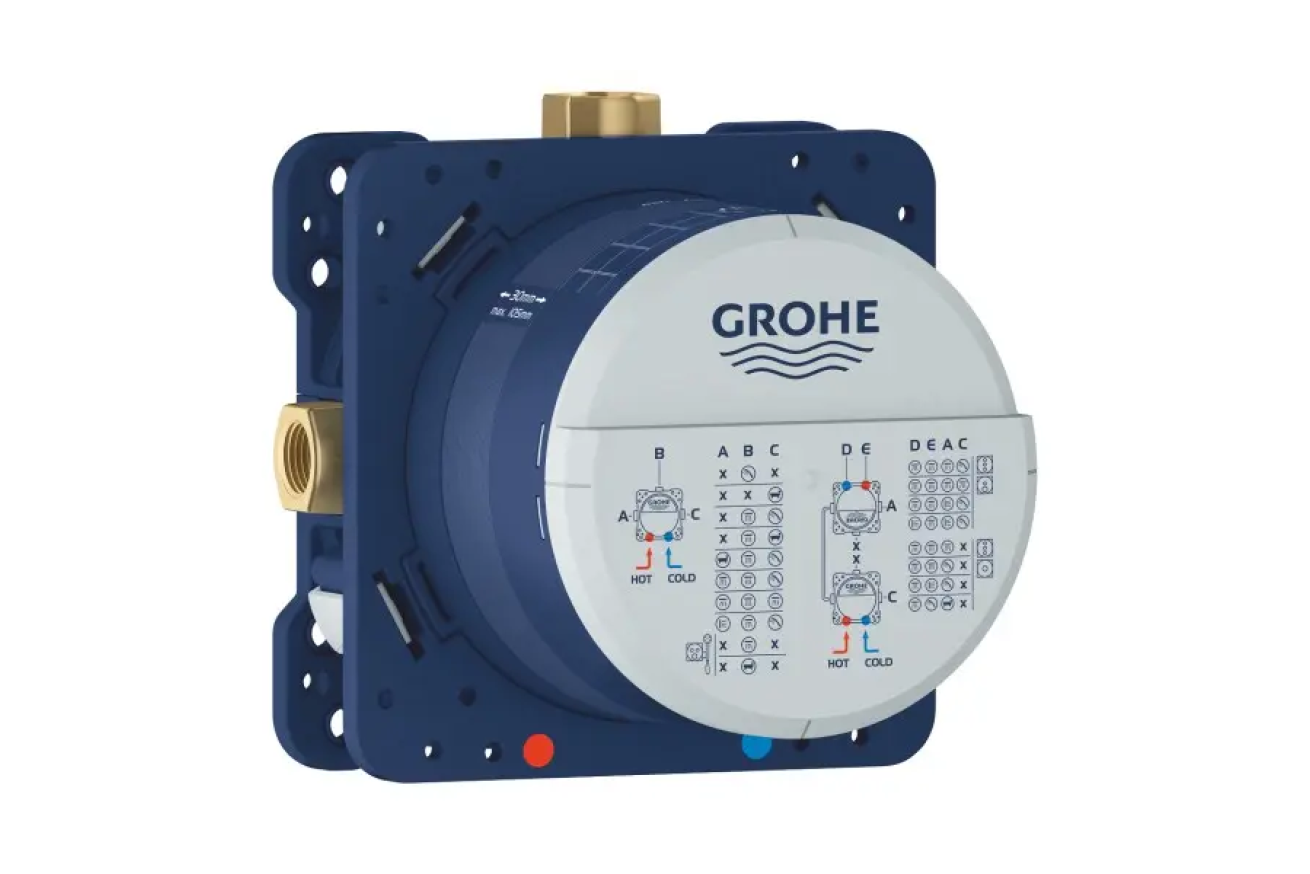Душевая система GROHE Grohtherm SmartControl с термостатом для душа, суперсталь (34863DC0)