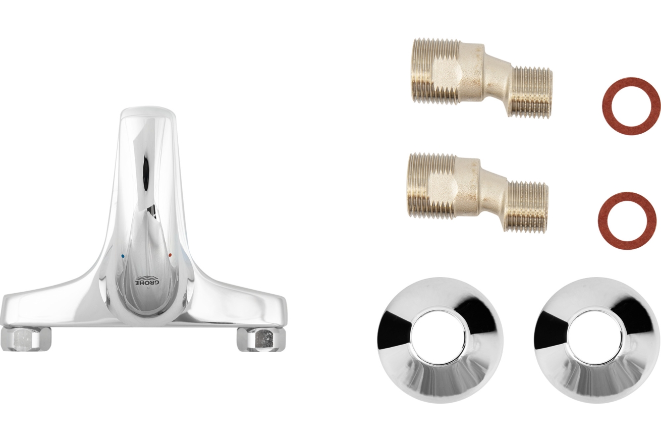 Смеситель для ванны GROHE Start Curve, настенный монтаж, хром (23768000)