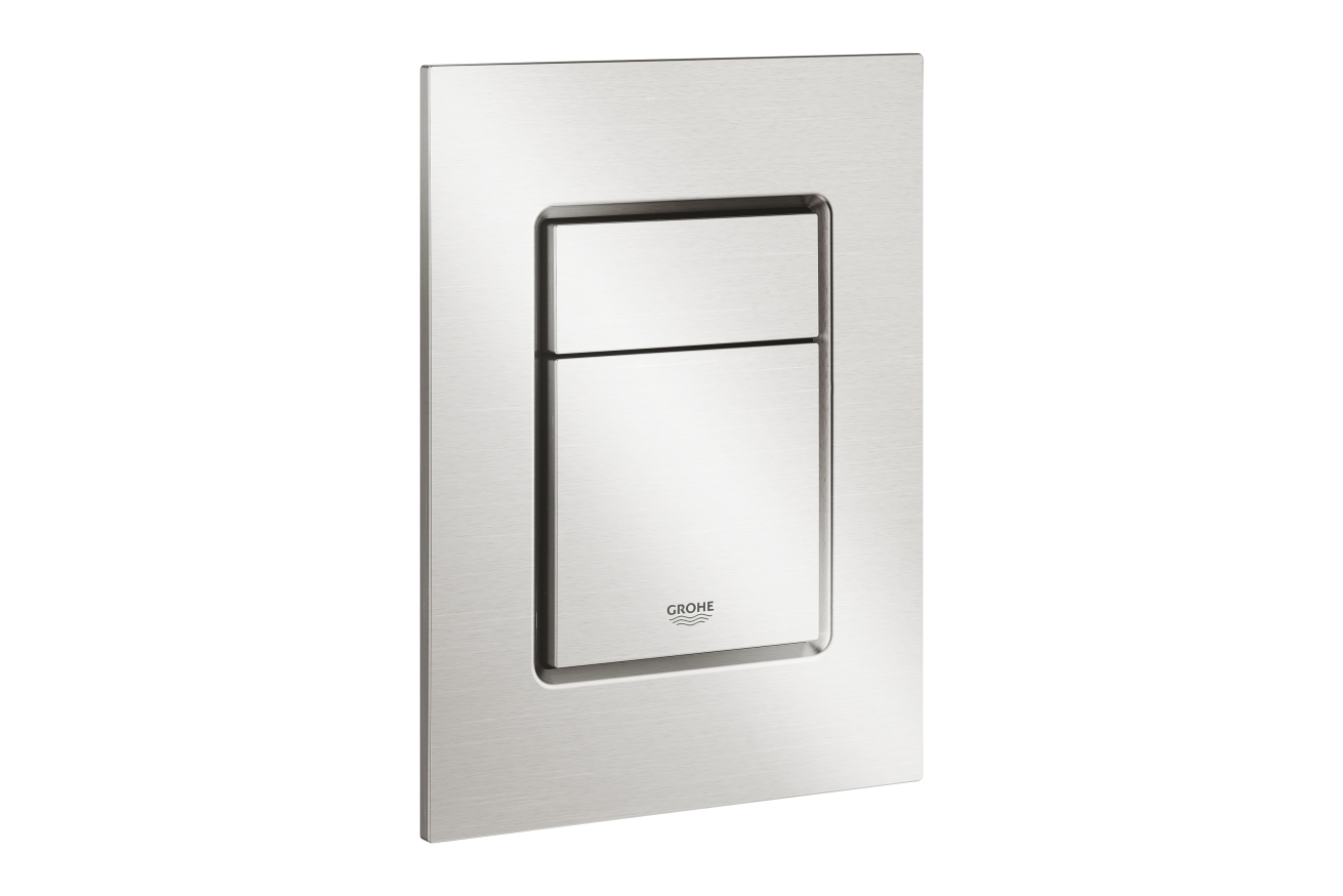 Панель смыва для унитаза GROHE Skate Cosmopolitan S, 3 режима, суперсталь (37535DC0)