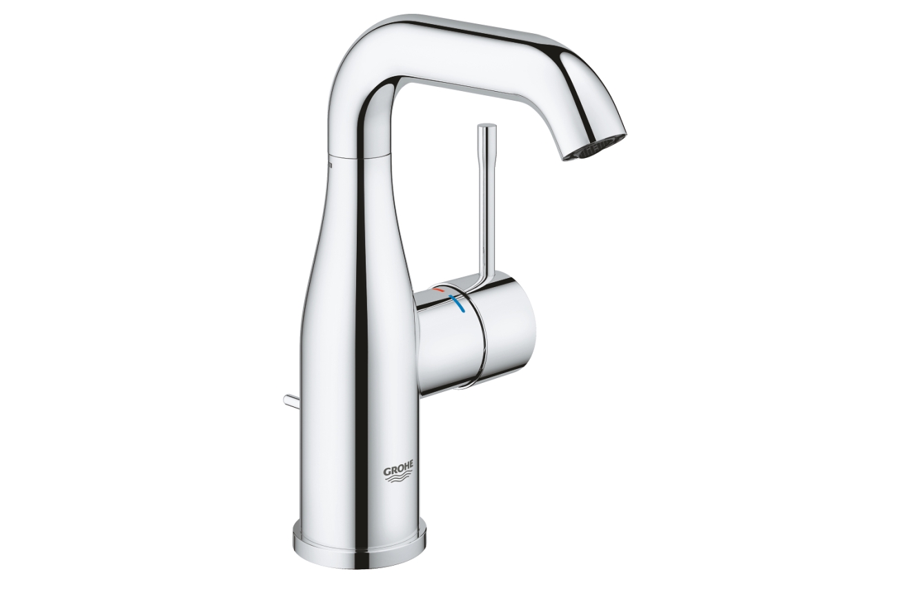 Смеситель для раковины GROHE Essence с донным клапаном, M-size, хром (24173001)