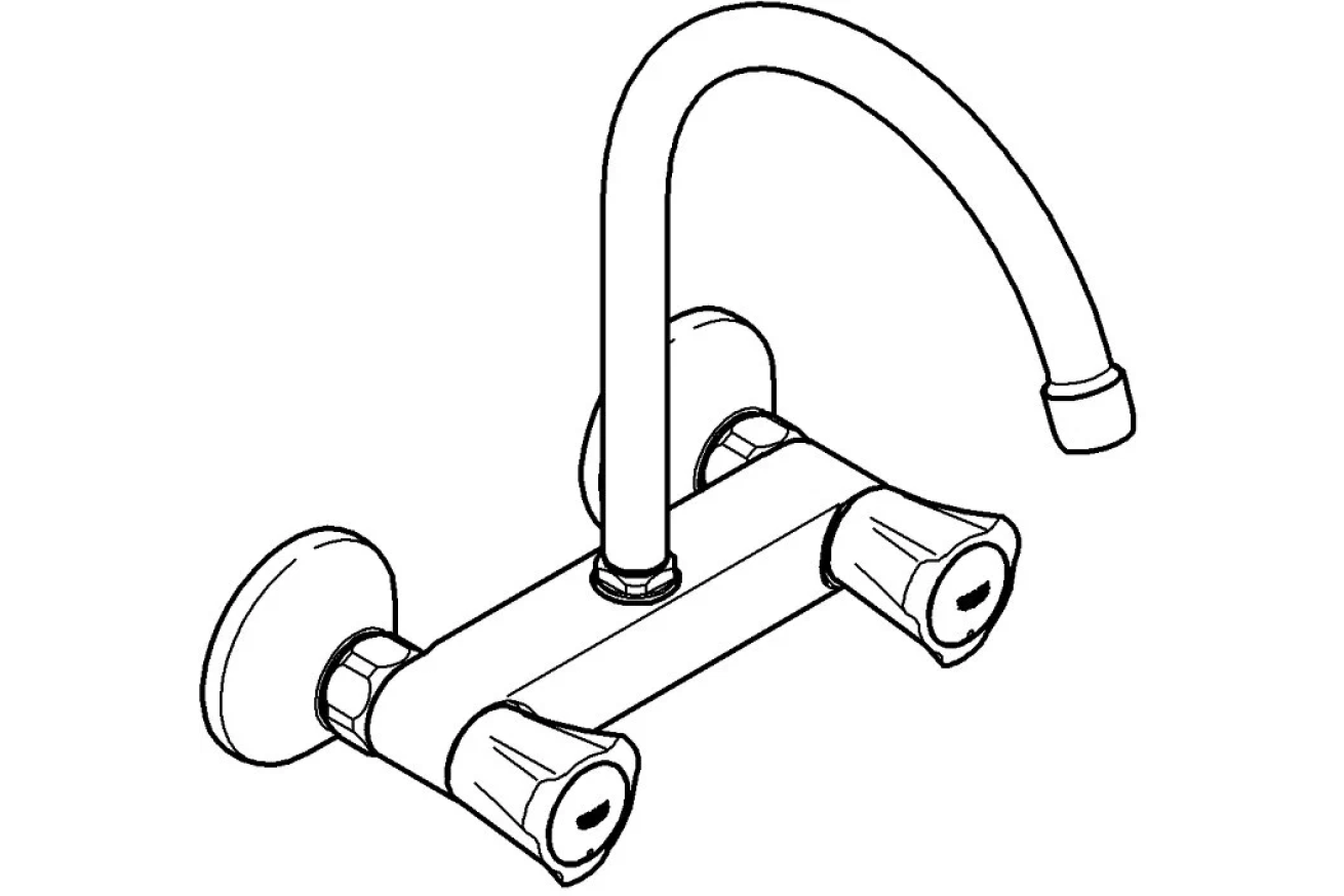 Смеситель для кухни GROHE Costa L, хром (31191001)