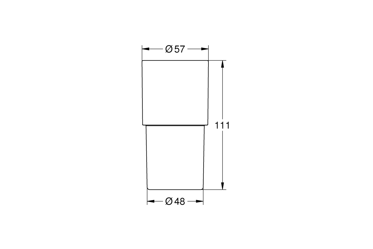 Стакан GROHE Atrio New (40254003)