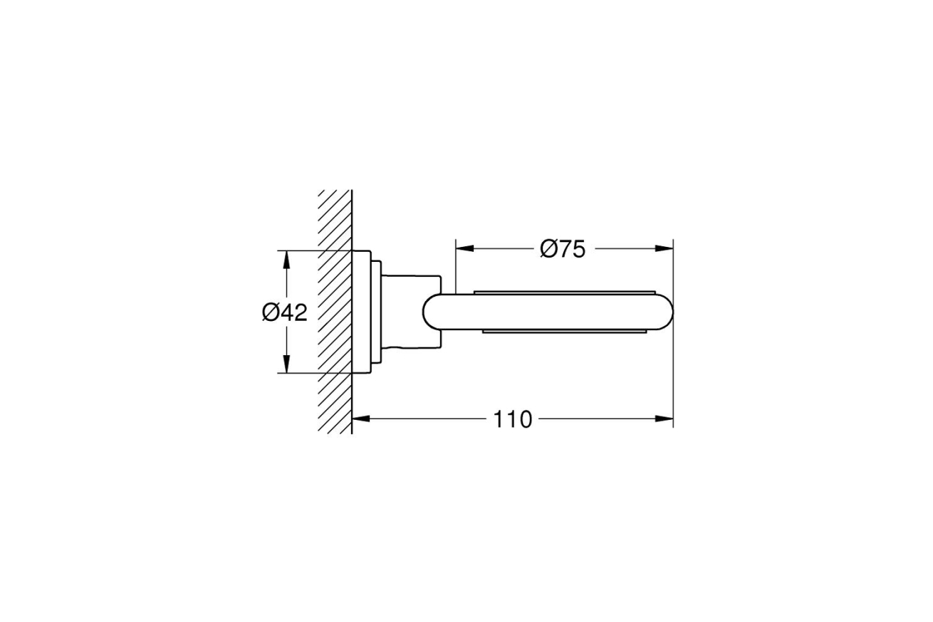 Держатель для мыльницы GROHE Atrio, хром (40305000)