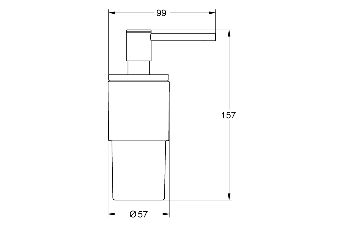 Дозатор жидкого мыла GROHE Atrio New, суперсталь (40306DC3)