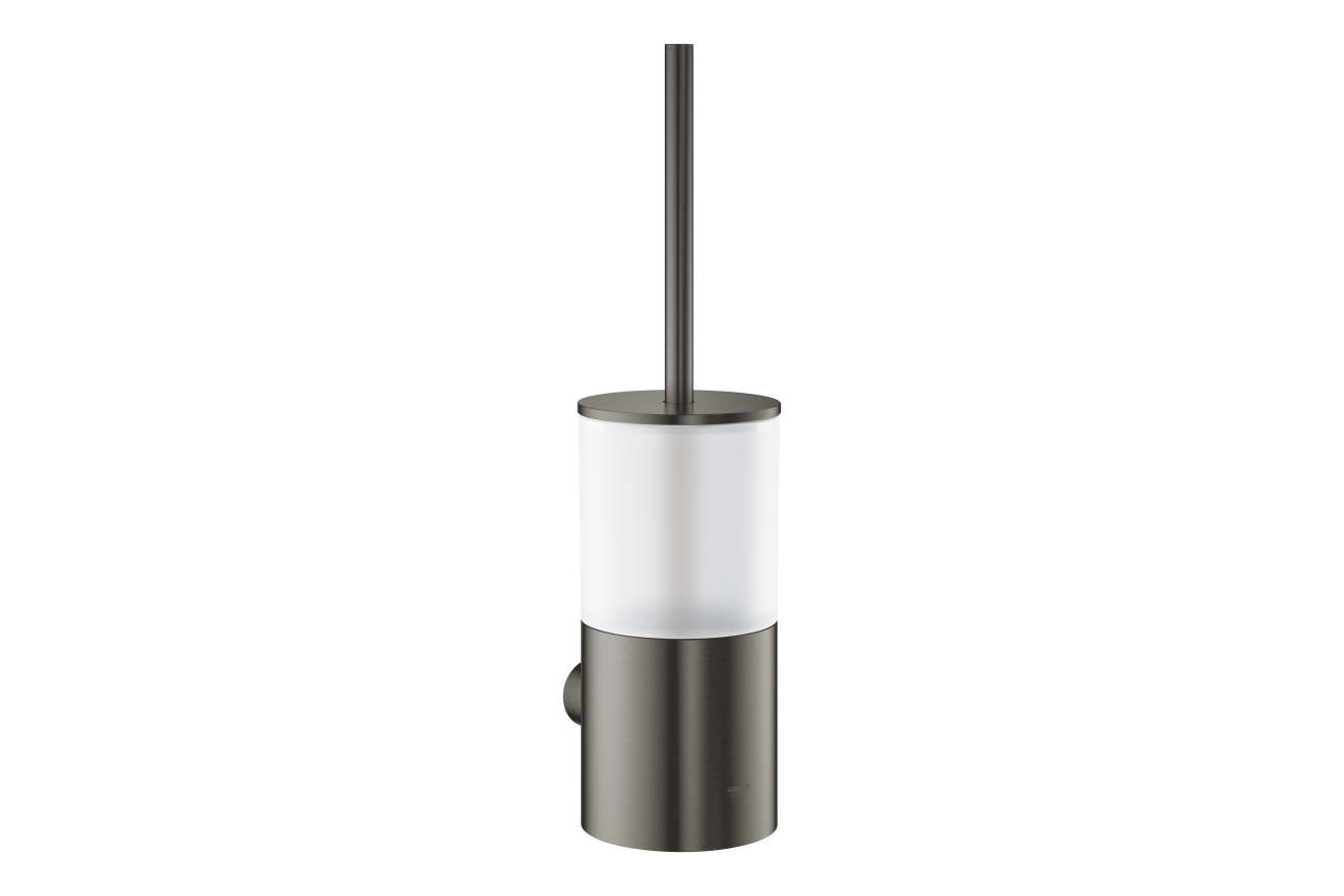 Комплект с туалетным ершиком GROHE Atrio New, темный графит матовый (40314AL3)