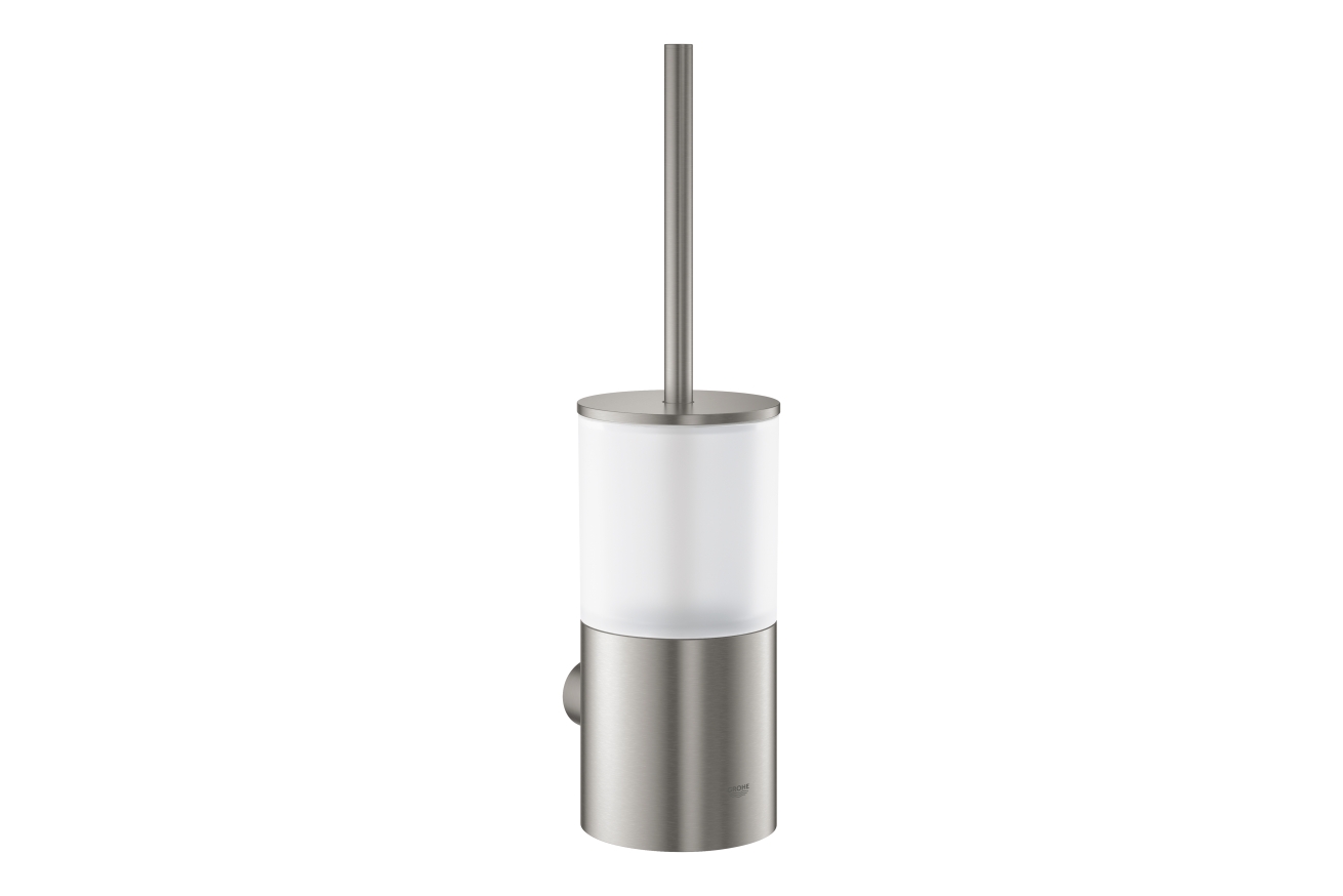 Комплект с туалетным ершиком GROHE Atrio New, суперсталь (40314DC3)