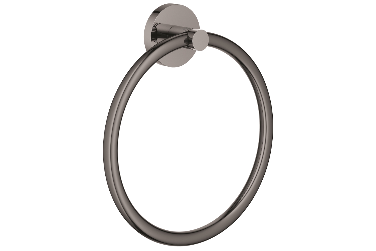 Кольцо для полотенца GROHE Essentials, тёмный графит глянец (40365A01)
