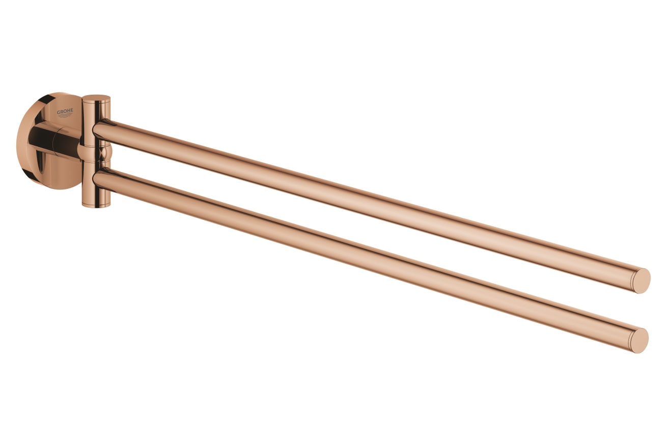 Двойной держатель для полотенца GROHE Essentials, тёплый закат глянец (40371DA1)