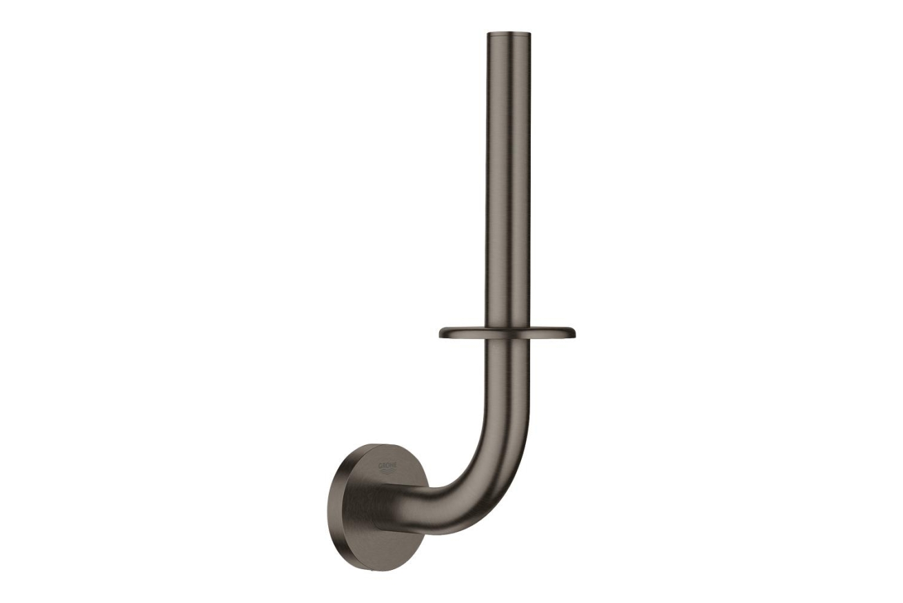 Держатель запасного рулона бумаги GROHE Essentials, темный графит матовый (40385AL1)