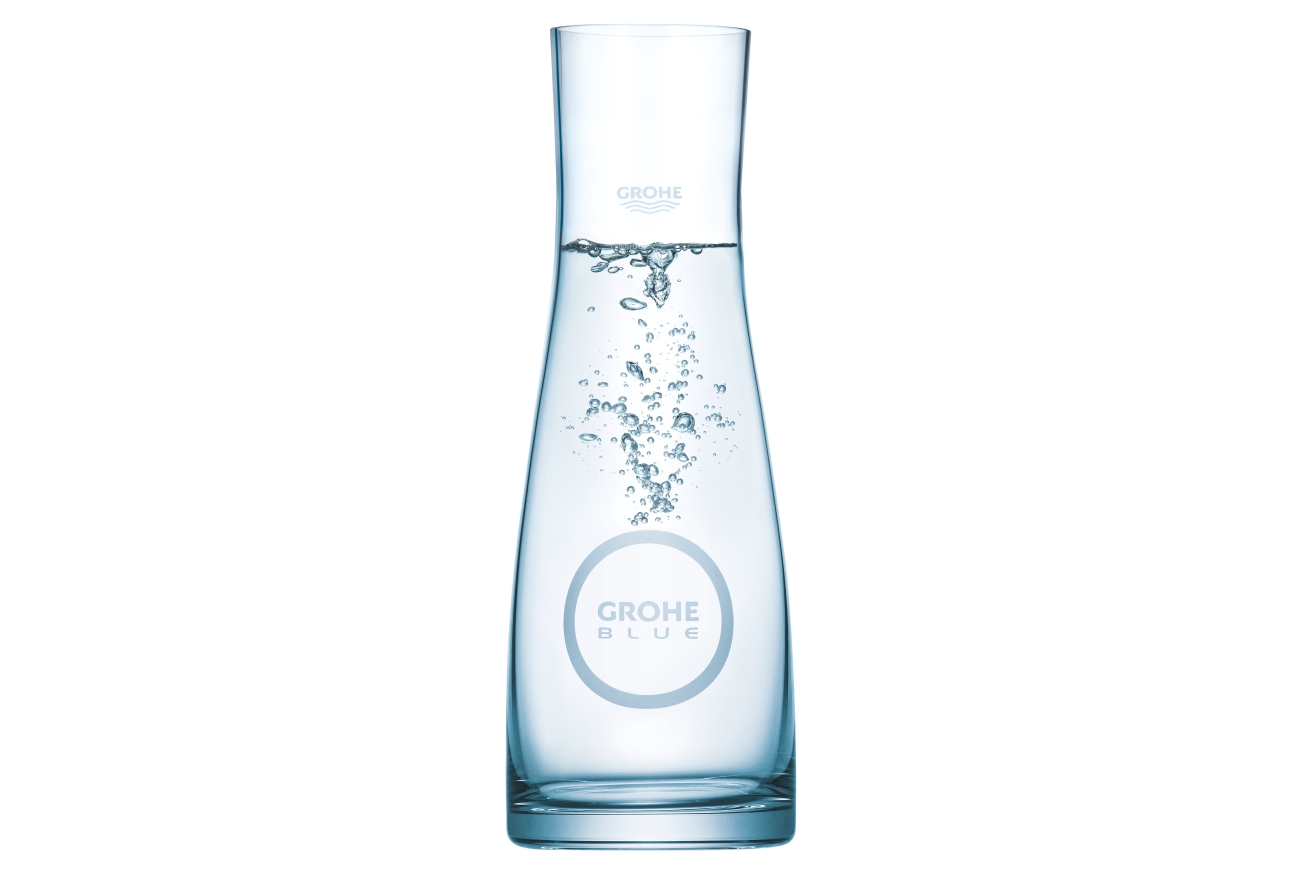 Стеклянный графин GROHE Blue с крышкой (40405001)
