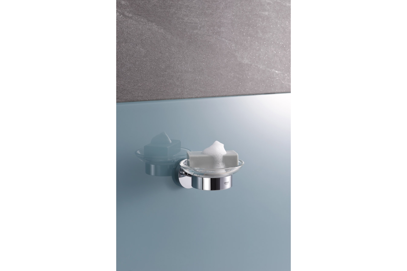 Мыльница с держателем, GROHE Essentials, хром, (40444001)