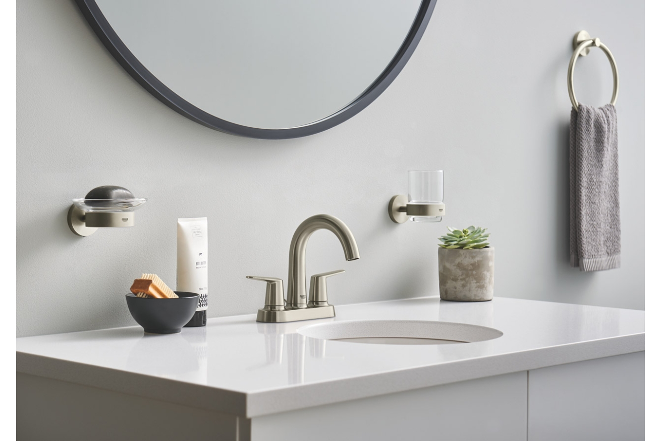 Мыльница с держателем GROHE Essentials, никель матовый (40444EN1)