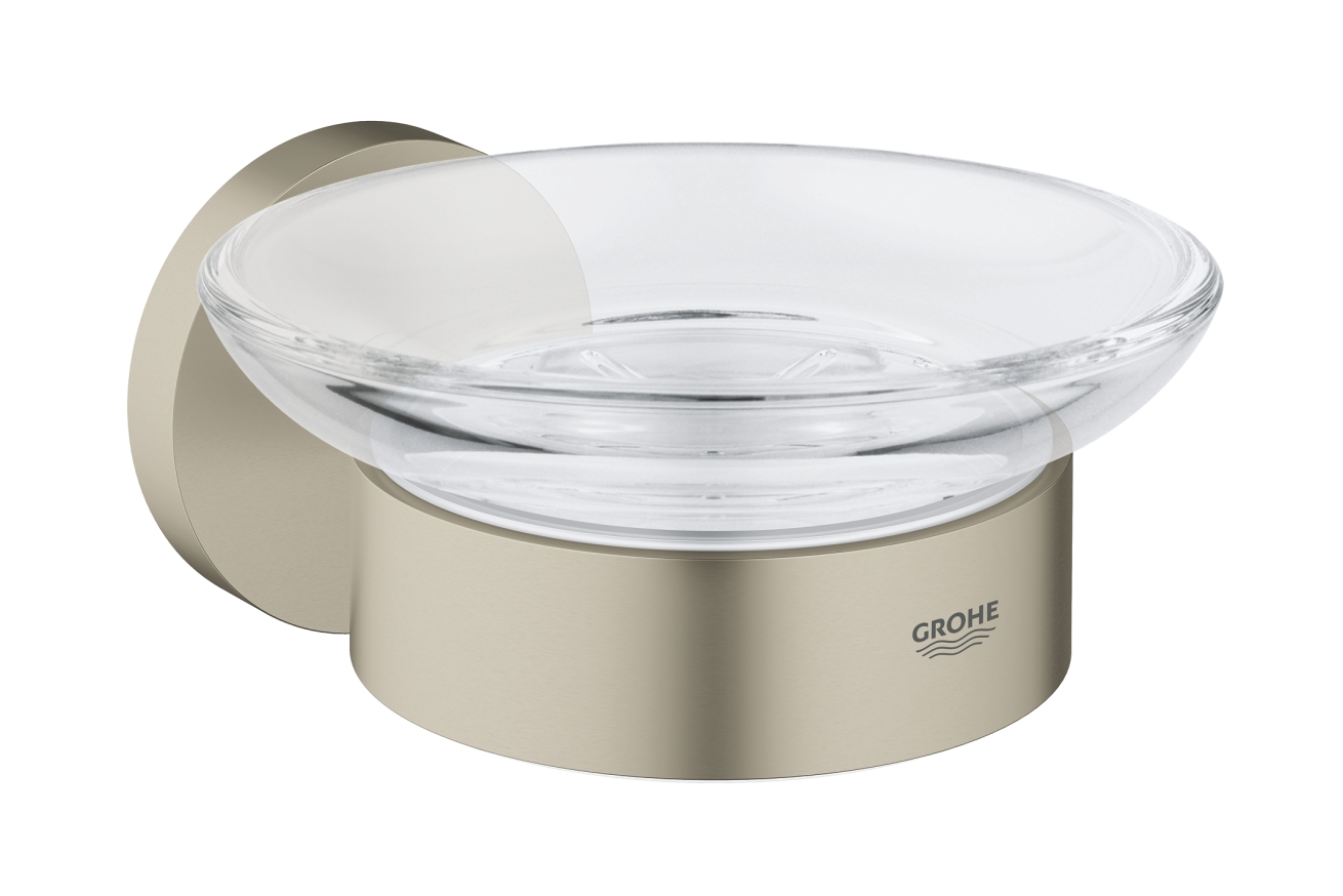 Мыльница с держателем GROHE Essentials, никель матовый (40444EN1)