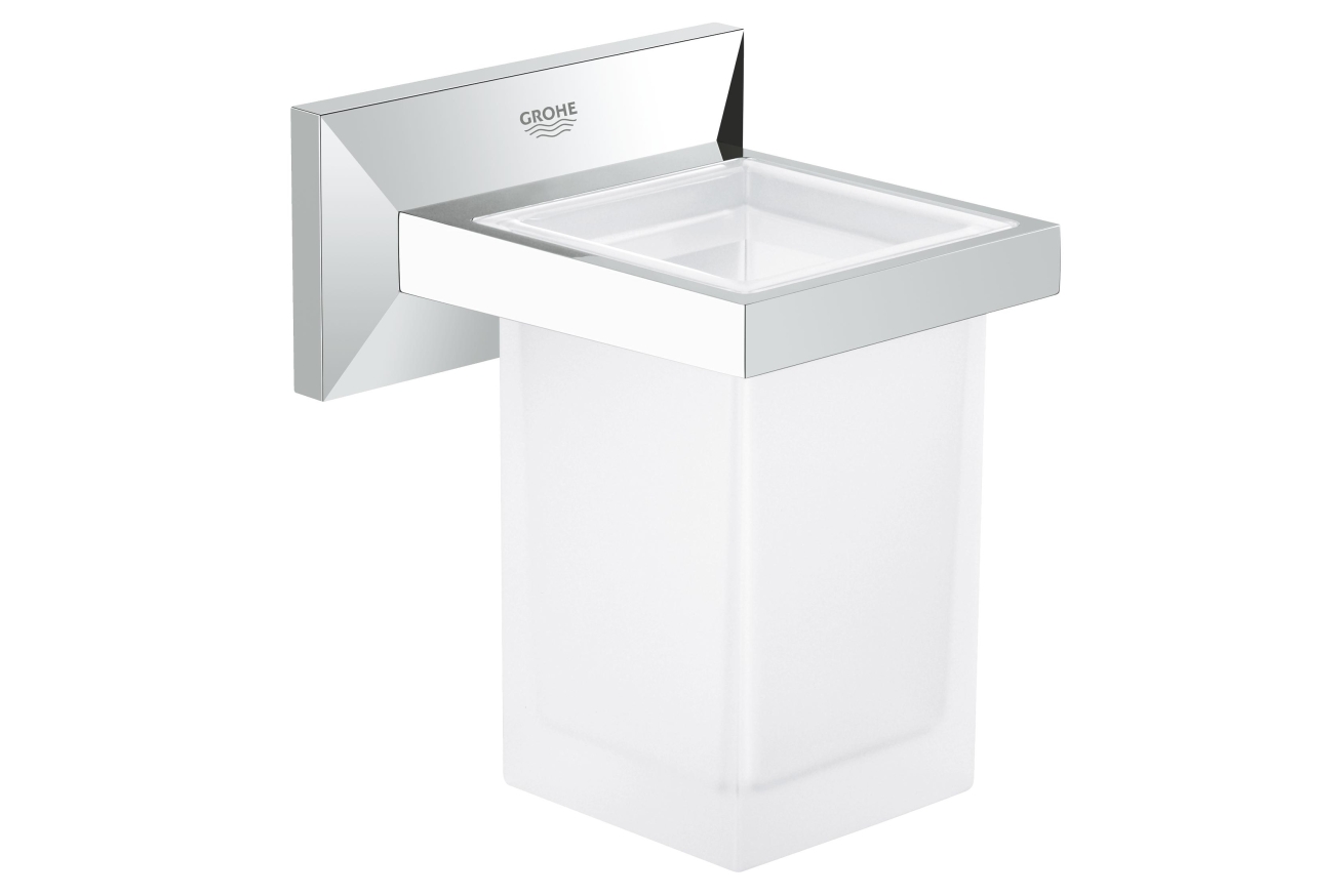 Стакан для зубных щеток с держателем GROHE Allure Brilliant, хром (40493000)