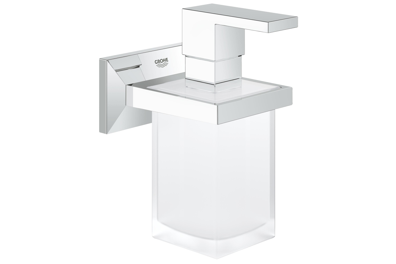 Дозатор жидкого мыла GROHE Allure Brilliant с держателем, хром (40494000)