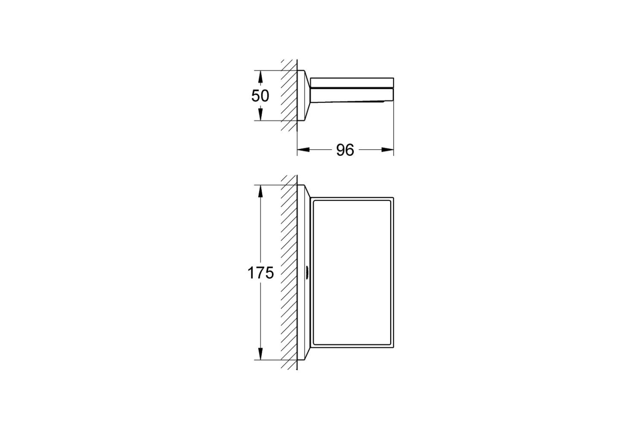 Мыльница с полочкой GROHE Allure Brilliant, хром (40504000)