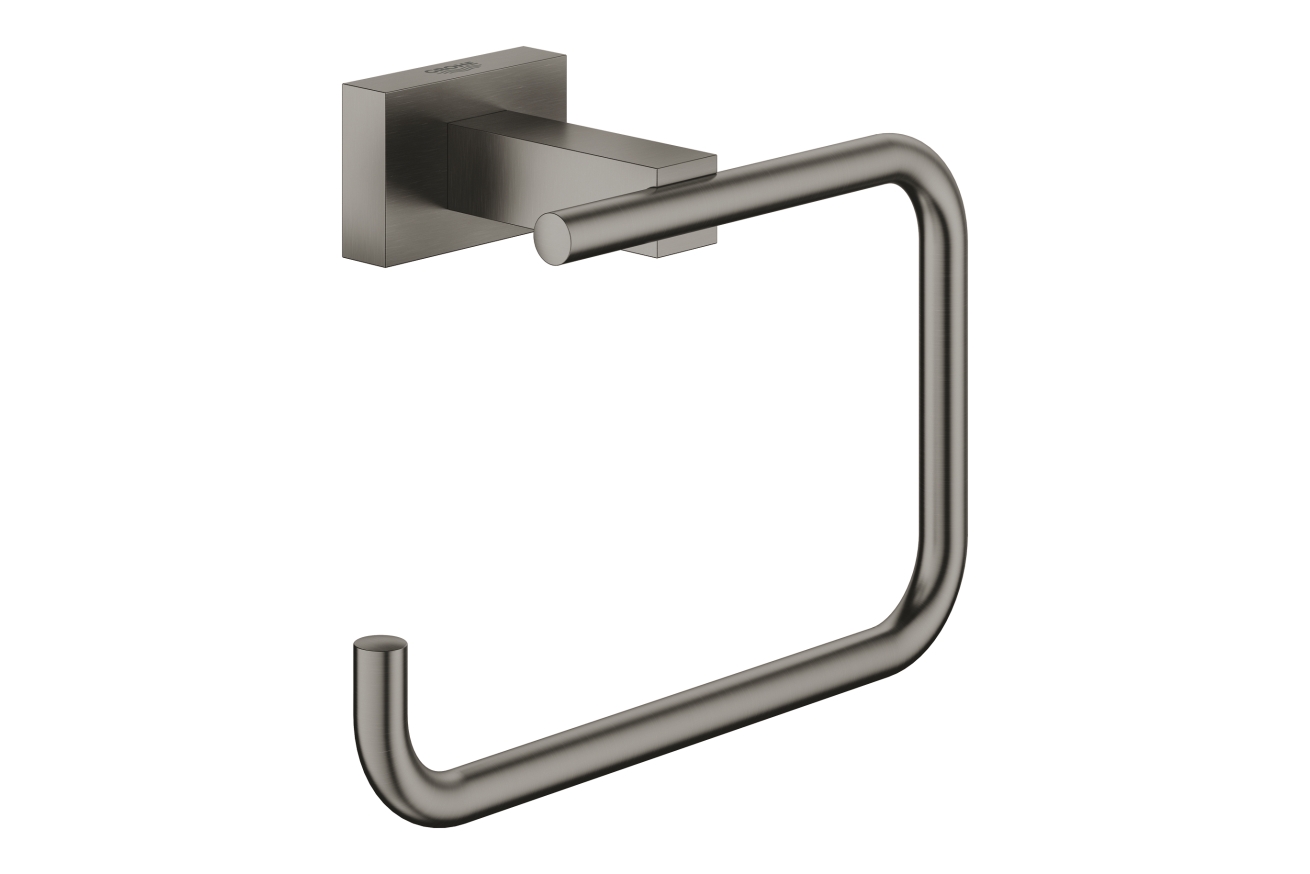 Держатель бумаги без крышки GROHE Essentials Cube, темный графит матовый (40507AL1)
