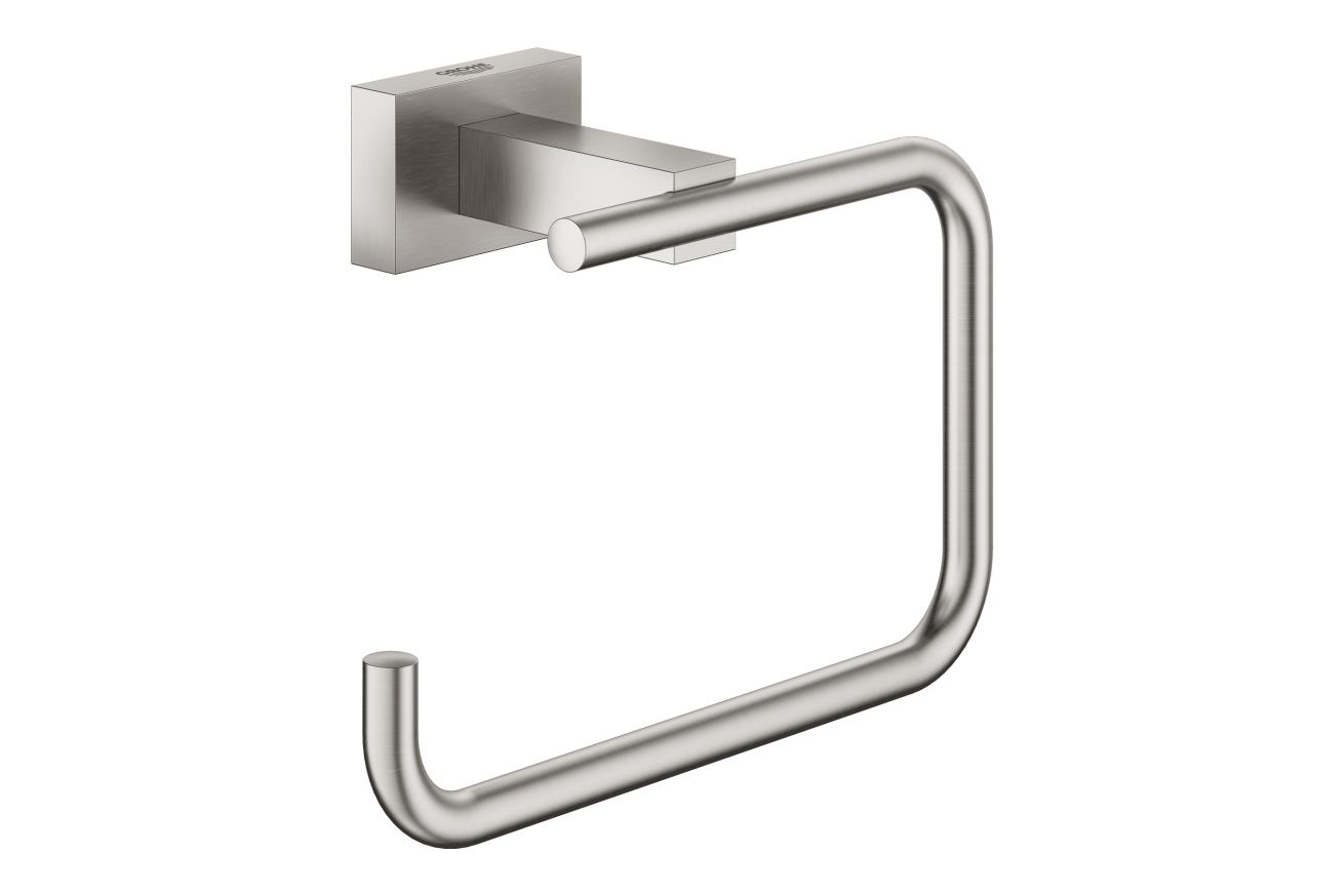 Держатель бумаги без крышки GROHE Essentials Cube, суперсталь (40507DC1)