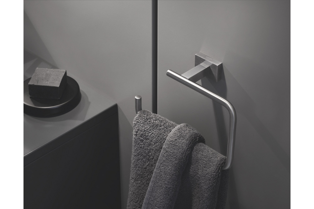 Держатель бумаги без крышки GROHE Essentials Cube, суперсталь (40507DC1)