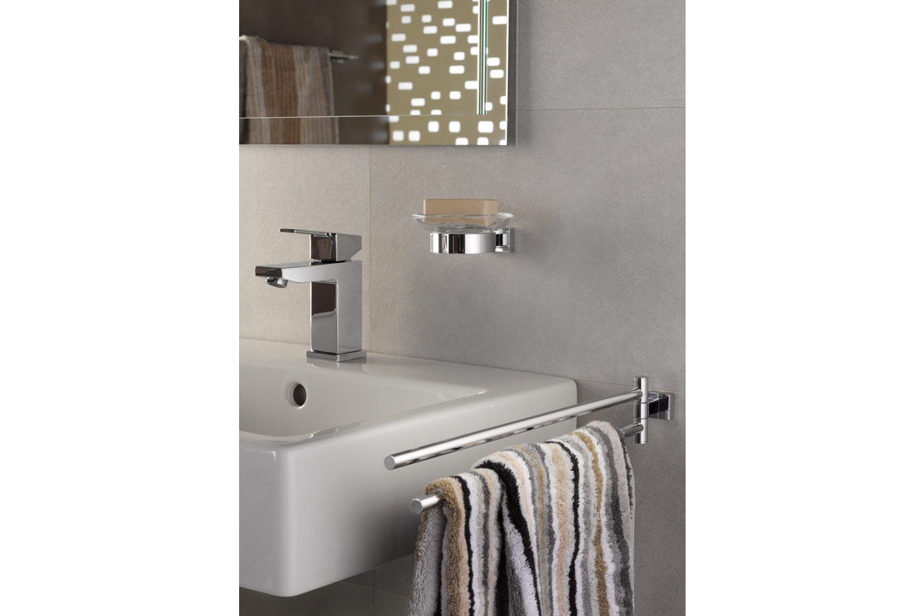 Держатель для стакана или мыльницы GROHE Essentials Cube, хром (40508001)