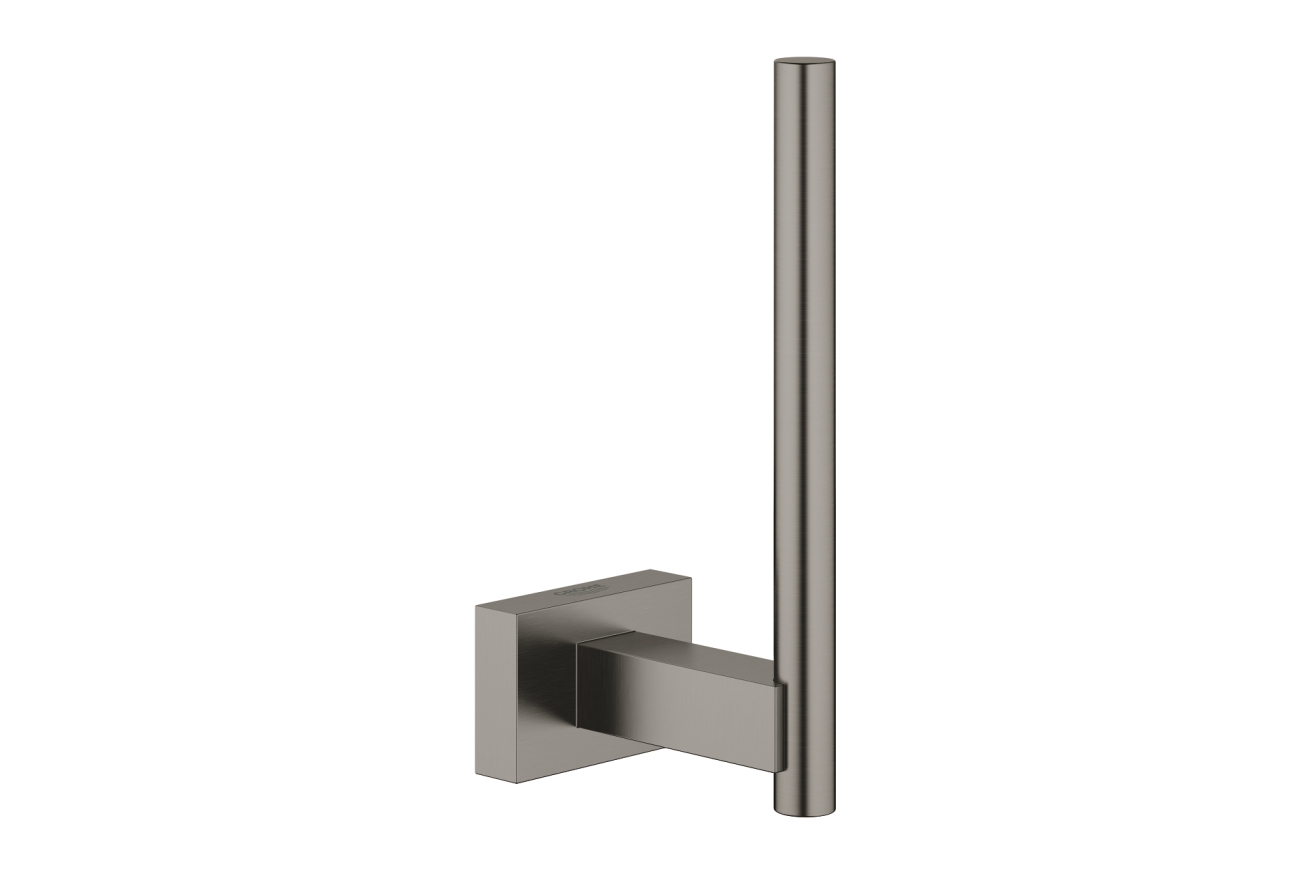 Держатель запасного рулона бумаги GROHE Essentials Cube, темный графит матовый (40623AL1)