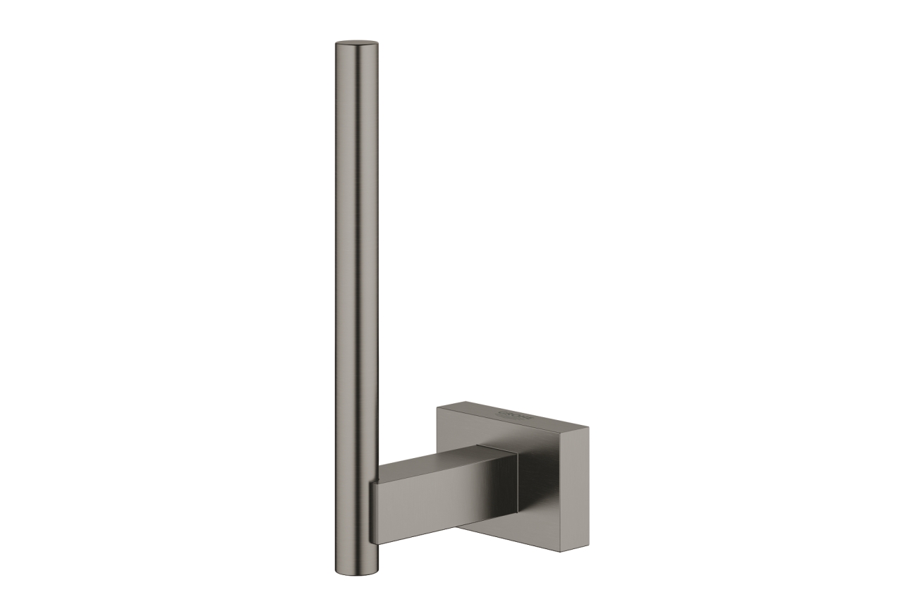 Держатель запасного рулона бумаги GROHE Essentials Cube, темный графит матовый (40623AL1)